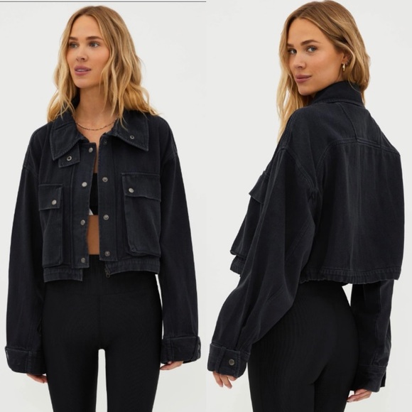 Beach Riot Jackets & Blazers - Beach Riot Isola Jacket in Ink size L